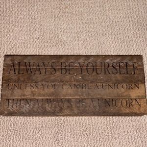 Rustic Inspirational Sign